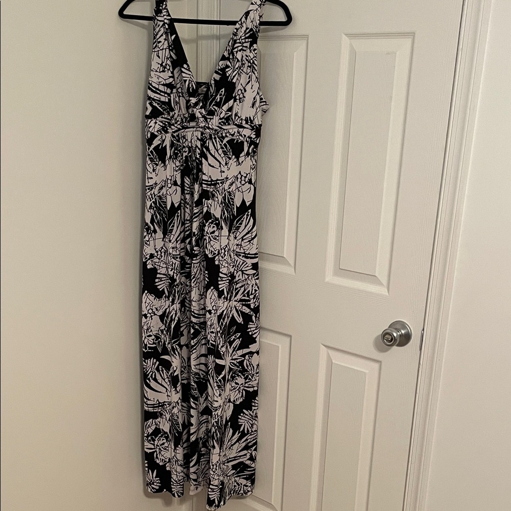 JohnPaulRichard Monochrome Floral Jumpsuit